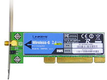 PCI karta Linksys WMP54G ver.4.1